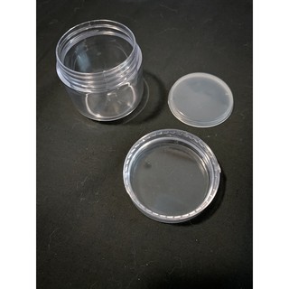 Hủ Lọ Nhựa 30g /35g Trong Suốt 2 Lớp Nắp Vặn