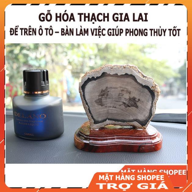 Gỗ hóa thạch phong thủy trang trí ô tô, hút tài lộc cho ô tô bằng gỗ hóa đá
