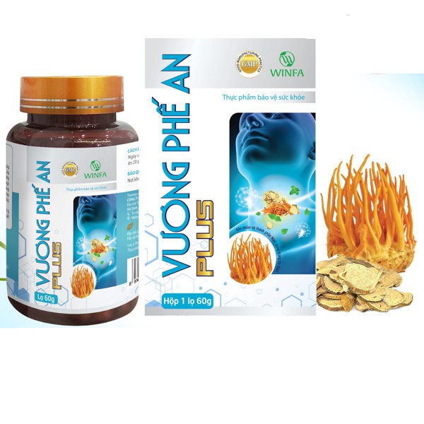Vương Phế An Plus – Hỗ trợ làm giảm đau rát họng do ho kéo dài, giúp bổ phế, giảm ho, loãng đờm (Lọ 60 g)