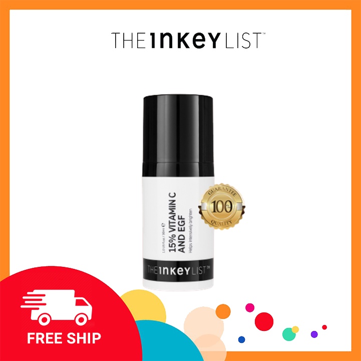 [CHÍNH HÃNG] Tinh chất The Inkey List 15% Vitamin C And EGF 30ml