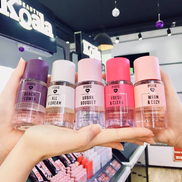 Nước Hoa Toàn Thân VICTORIA’S SECRET PINK Brume Pour Le Corps Body Mist Dạng Xịt 75ml