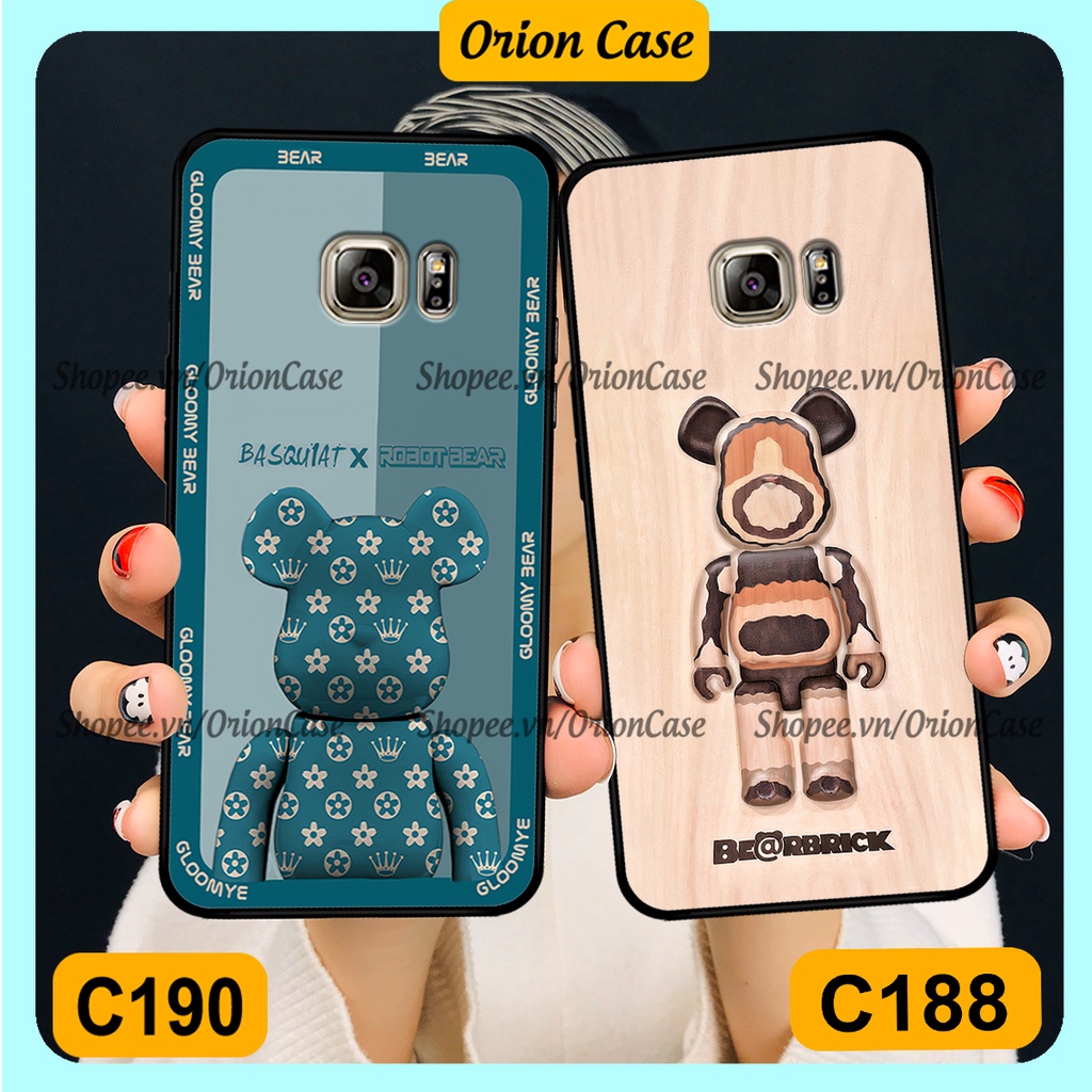 Ốp lưng Samsung Note 5 - S6 - S6 Edge - S7 - S7 Edge in hình bearbrick 3D thời trang, cá tính. ốp chống sốc, bền đẹp