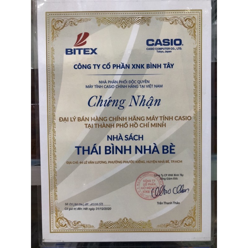 [CHÍNH HÃNG] Máy Tính Casio AX 120B Chính Hãng Nhập Khẩu (Công nghệ Nhật Bản) - Bảo Hành 7 Năm