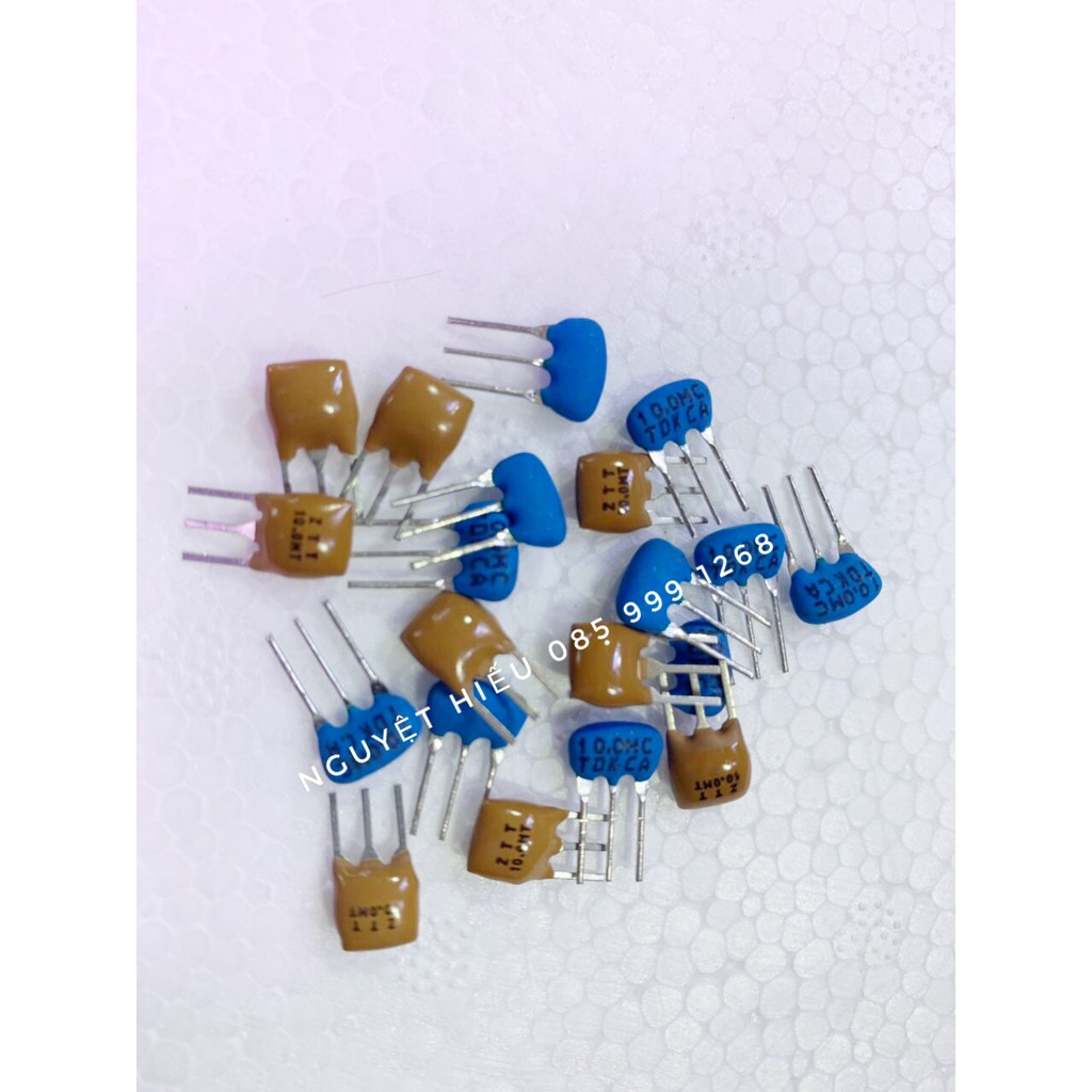 10 con thạch anh 3 chân 4MHZ 8MHZ  16MHZ