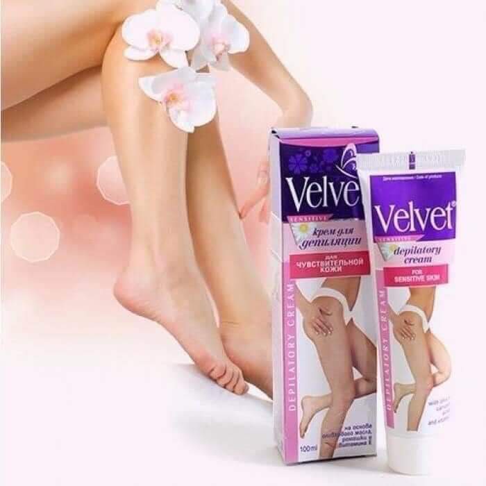 Kem tẩy lông Stella Velvet Depilatory làm mềm da và giảm lông 100ml Nga