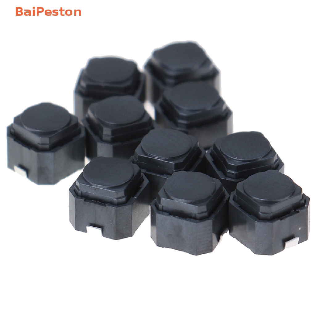 Set 10 Công Tắc Cảm Ứng 6 * 6 * 5mm Bằng Silicon Không Ồn