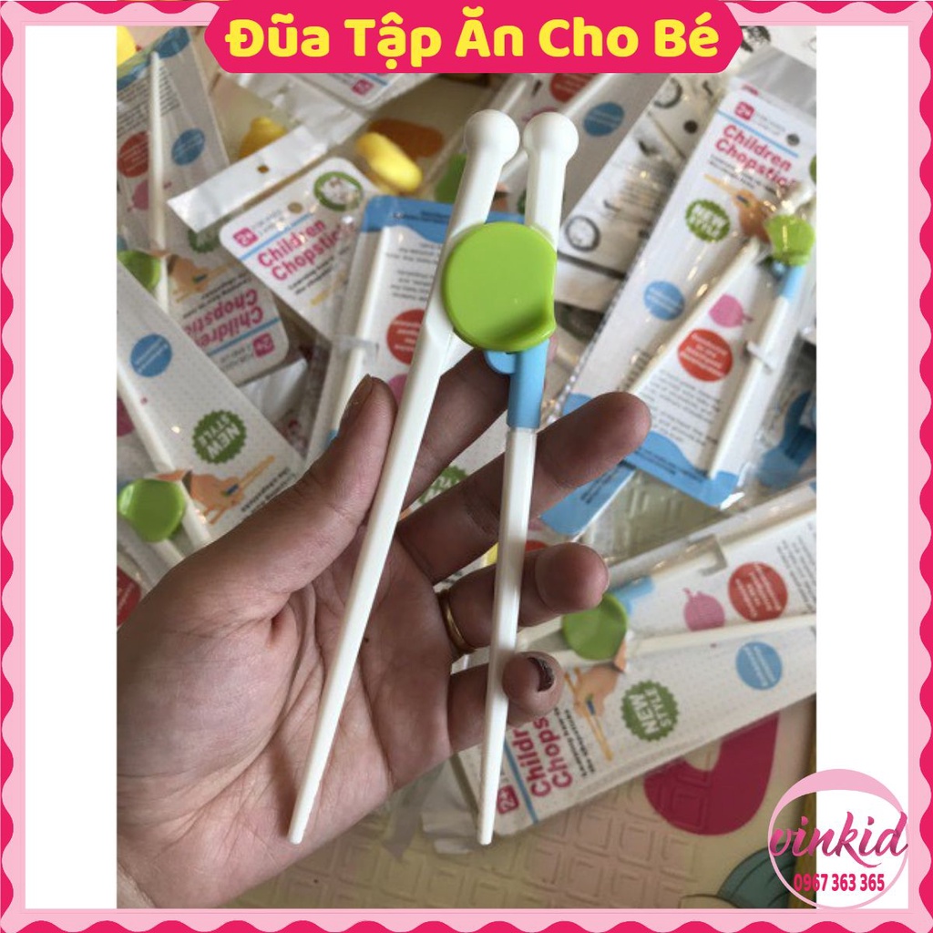 Đũa tập ăn dặm cho bé giúp trẻ tập gắp thức ăn dễ dàng tiện lợi hơn VINKID