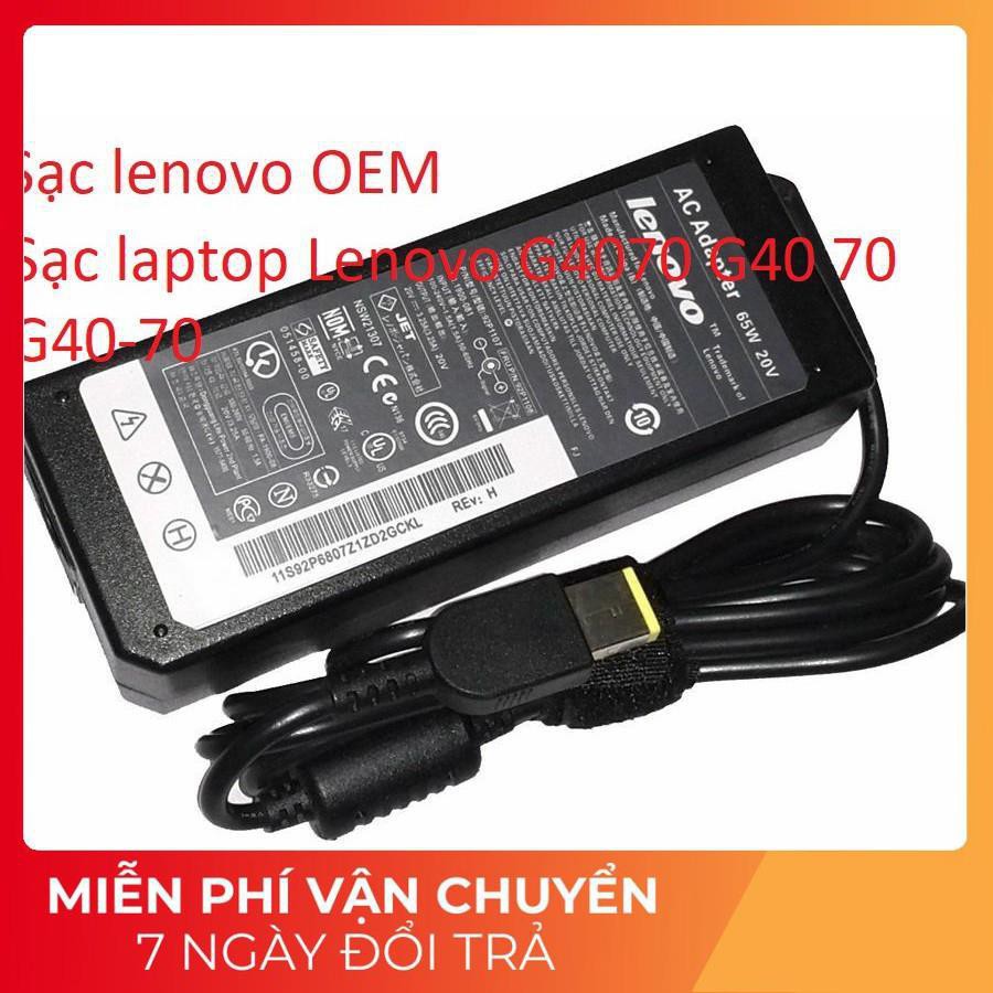 [Mã ELFLASH5 giảm 20K đơn 50K] ⚡️[Sạc zin]Sạc laptop Lenovo G4070 G40 70 G40-70