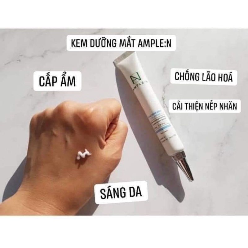 Kem dưỡng mắt AMPLE:N Hyaluron Shot Eye Cream