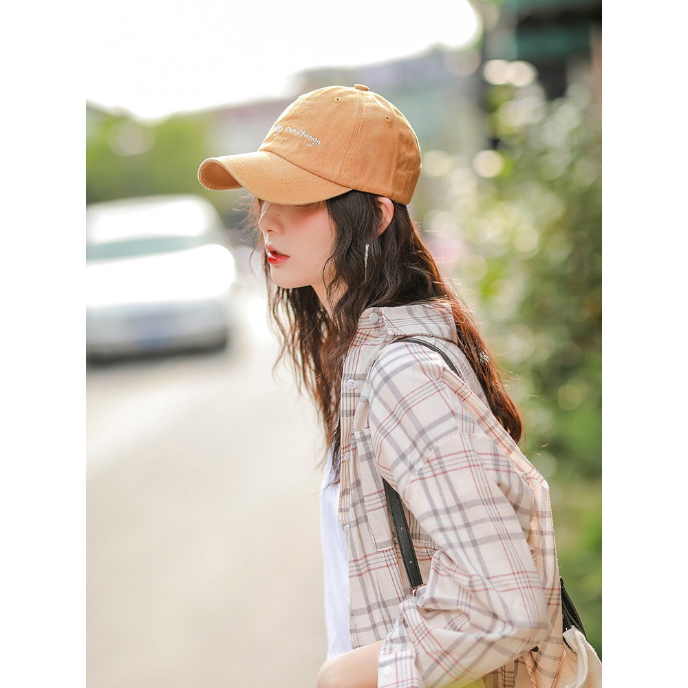 Mũ nón lưỡi trai thêu chữ Things can change - Mã NK010