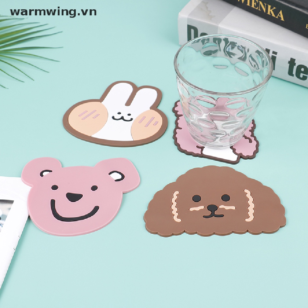 Tấm Lót Bàn Ăn Cách Nhiệt Chống Trượt / Thấm Nước Thiết Kế Dễ Thương Tiện Dụng