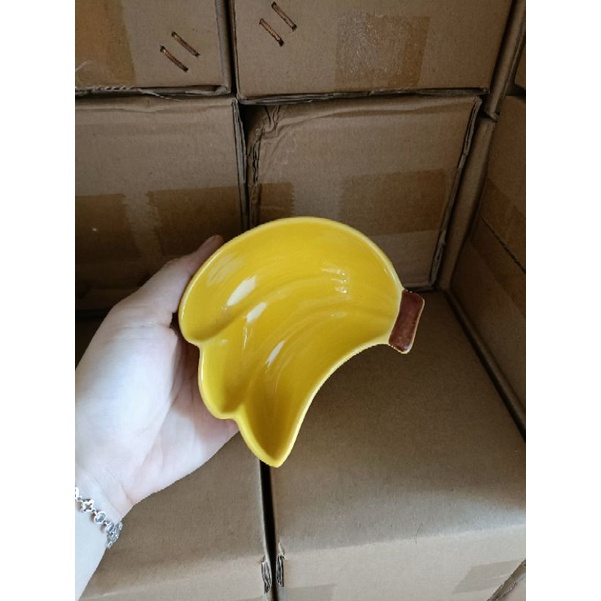 Bát sứ ăn dặm cho bé (chuối vàng)