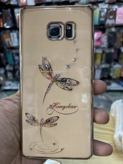 Ốp Samsung Note 7 / Note FE cứng xi viềng in hoa văn