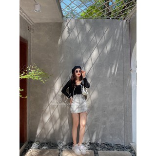 Chân váy dạ tweed