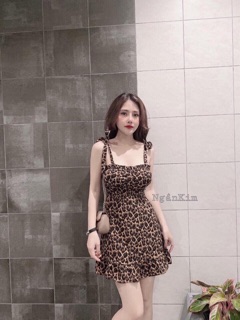 Đầm Body 2 Dây Beo có mút ngực