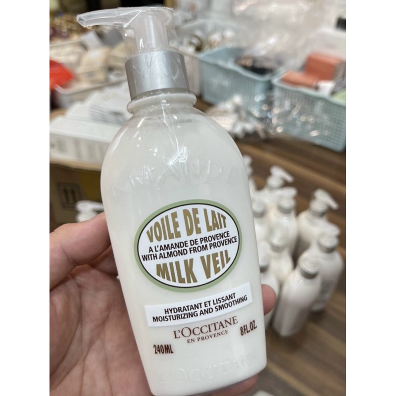 Sữa dưỡng thể hạnh nhân Almond Milk Veil 240ml L'occitane