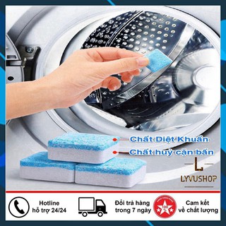 Viên vệ sinh lồng máy giặt diệt khuẩn và tẩy chất cặn bẩn lâu ngày hiệu quả cực cao