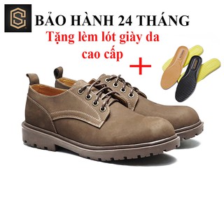 Giày đốc nam da cao cấp- Giầy tây nam công sở da bò thật nguyên miếng CHEAPSTOREVN - CS450 ( bảo hành 24 tháng )