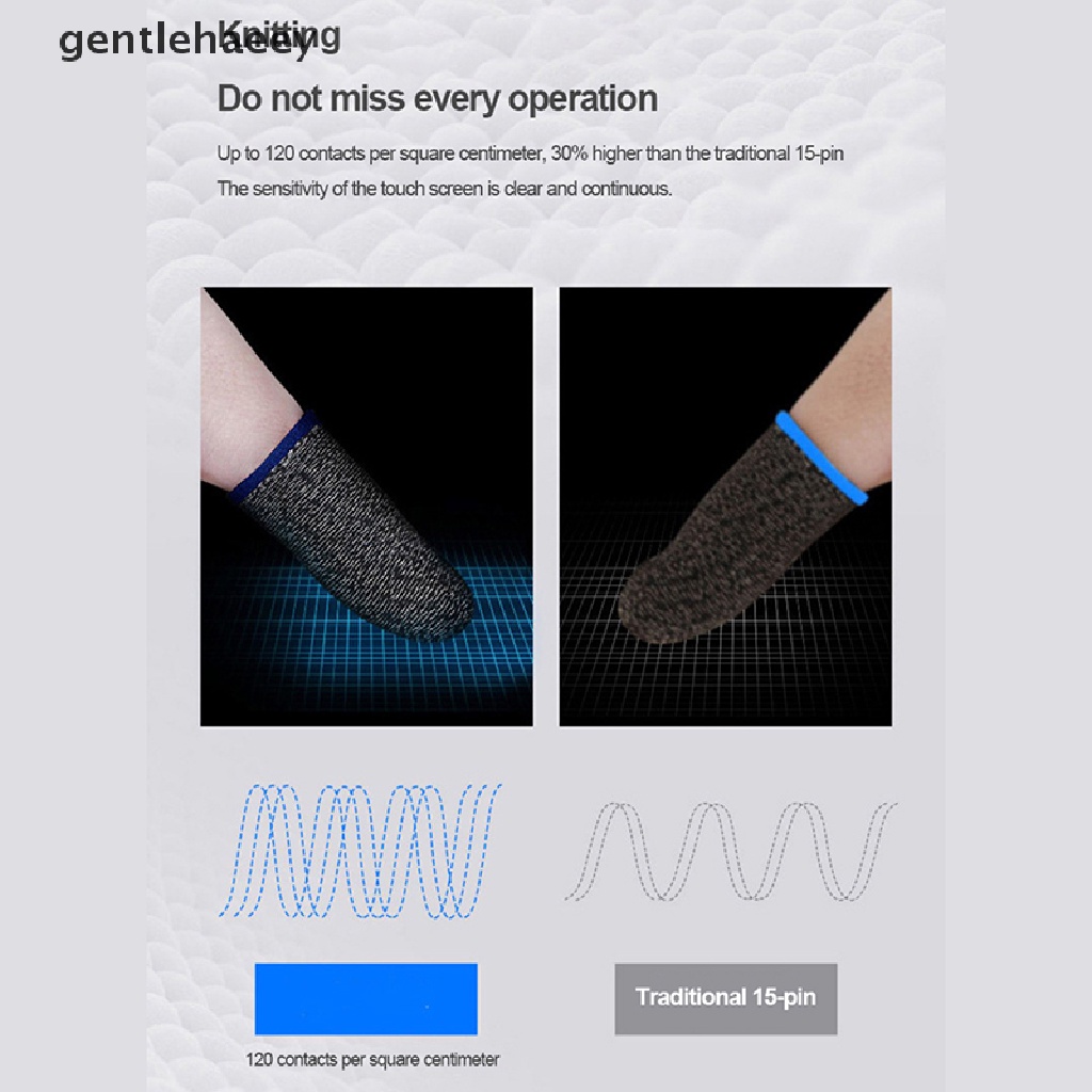 Set 2 Găng Tay Chống Mồ Hôi Chơi Game Trên Điện Thoại