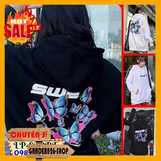 Áo Hoodie Nữ Nam - Áo Khoác Nỉ Unisex SWE 2 MÀU Siêu Hot (FREESHIP)