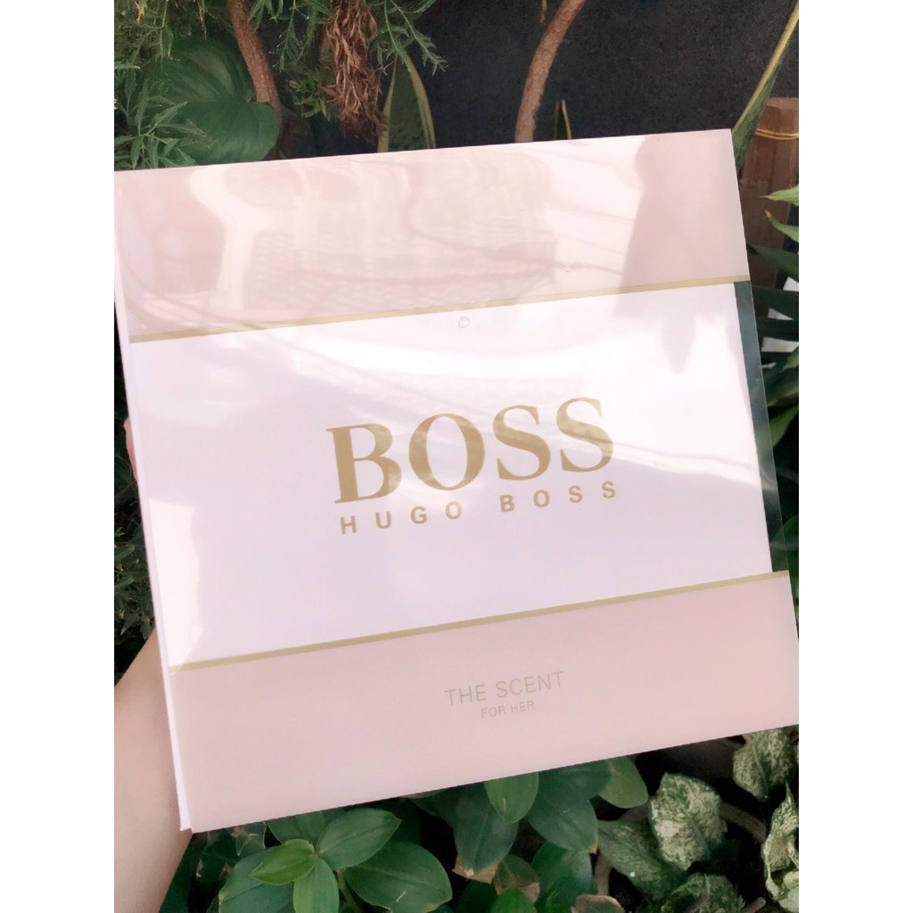 Auth - Set nước hoa Hugo Boss The Scent EDP for women (NH 100ml + Lotion 200ml) | Thế Giới Skin Care