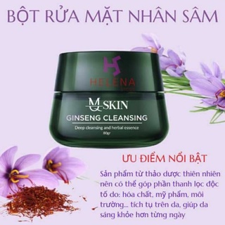 BỘT RỬA MẶT NHÂN SÂM MQ SKIN