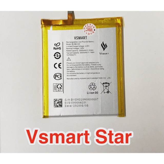 Pin Vsmart Star