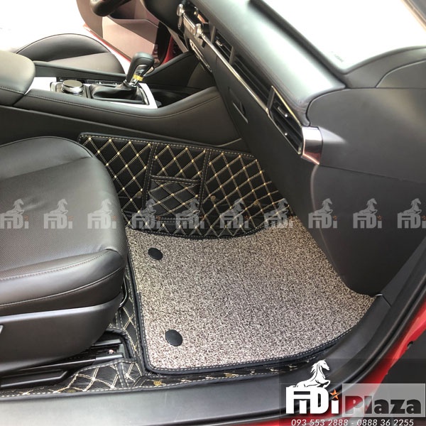 Thảm Lót Sàn Ô Tô 5D 6D Xe Mazda 3- Thảm Trải sàn Ô TÔ Không Mùi - Không Thấm Nước – Dễ Vệ Sinh