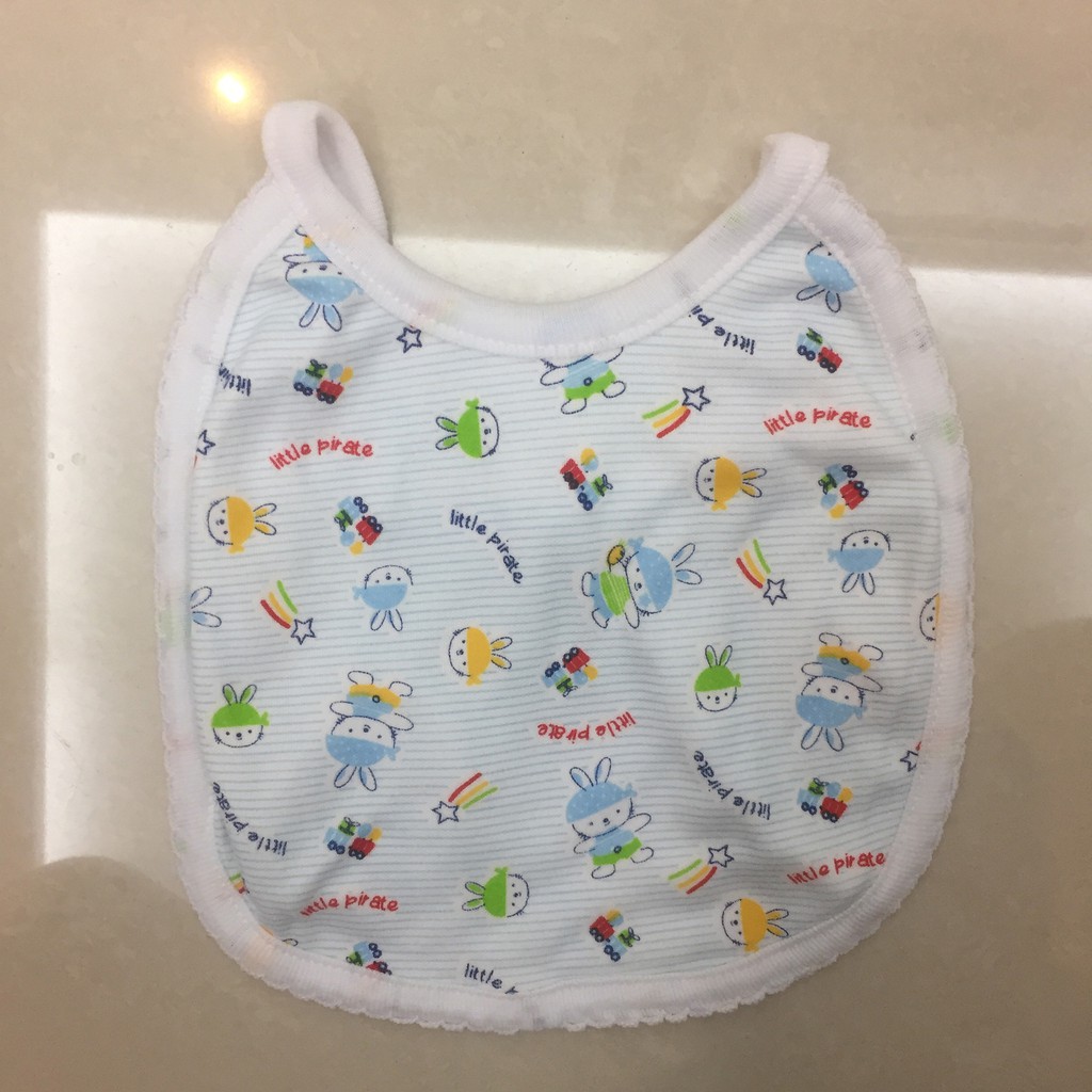 Yếm cotton 2 lớp buộc dây Thái Lan Childhood F84