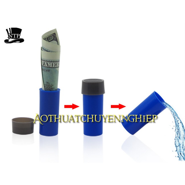 [FREE SHIP] Ảo thuật tiền hóa thành nước - Bill to water tube magic