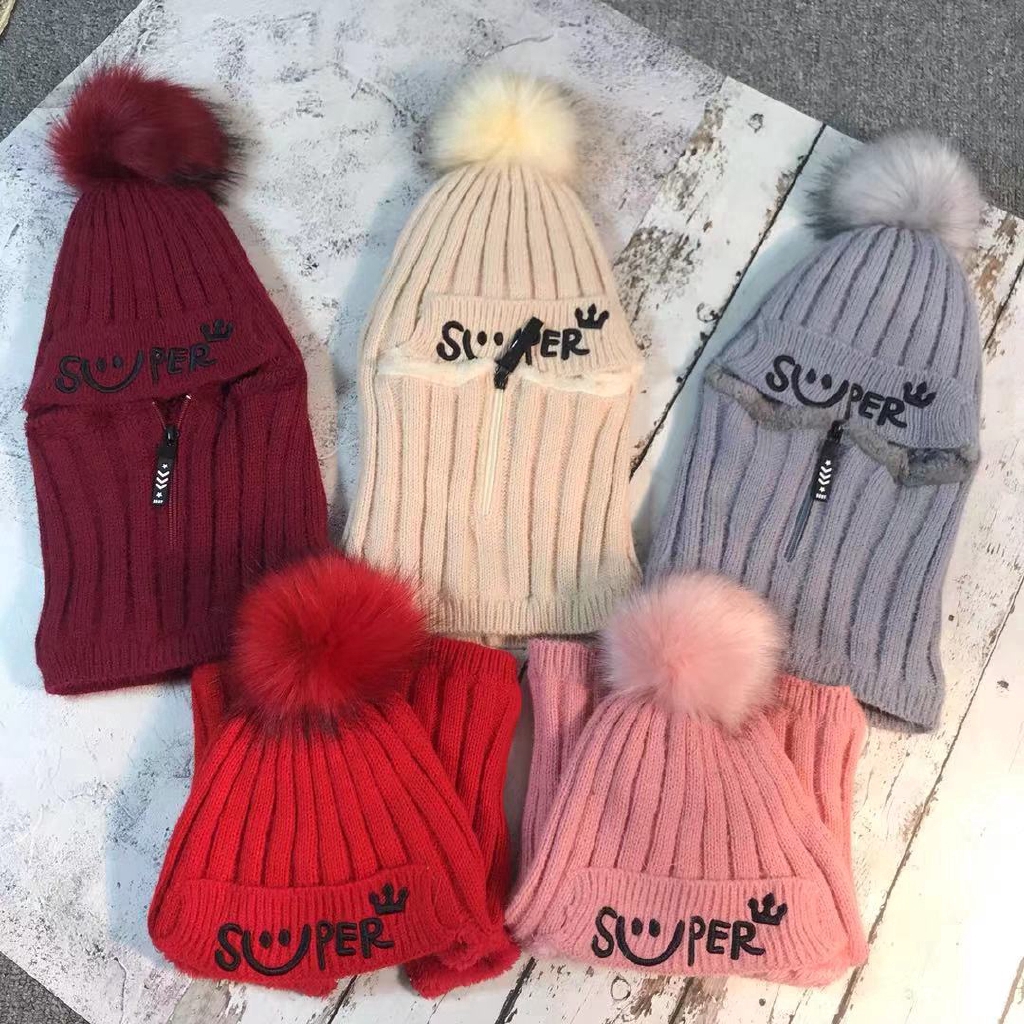 Korean style fashion warm woolen hat for women