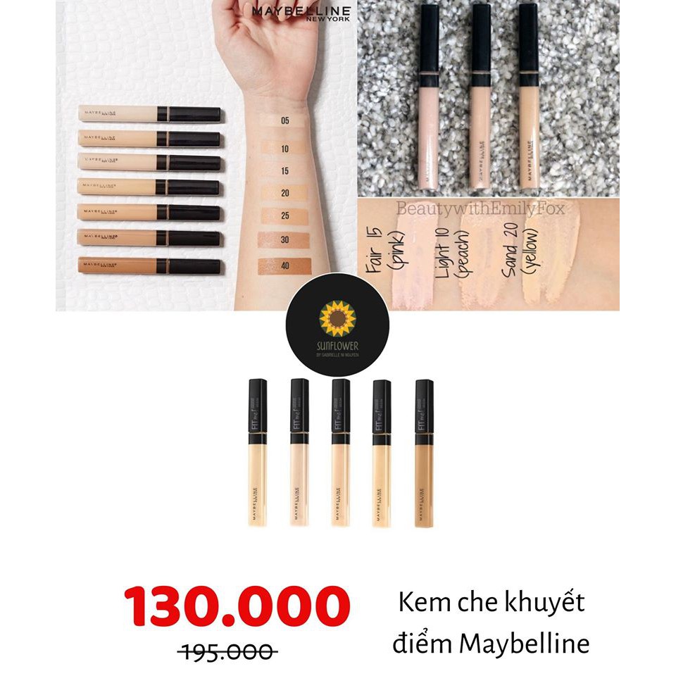 kem Che Khuyết Điểm Maybelline Fit Me Concealer 6.8ml