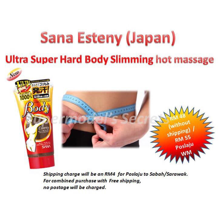 KEM TAN MỠ SANA BODY ESTENY HOT MASSAGE ULTRA SUPER HARD 240GR CHÍNH HÃNG - 5243