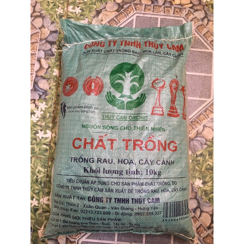 1kg đất vi sinh Thủy Cam trồng rau, hoa