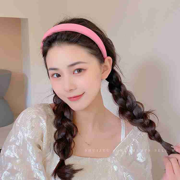 Băng đô xốp nhiều màu sắc đơn giản thời trang Hàn Quốc