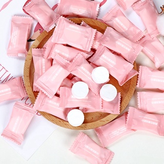 Khăn Lau Mặt Dạng Nén Bằng Cotton Nguyên Chất Hình Vuông Nhỏ Gọn Dùng Một Lần Tiện Lợi Khi Đi Du Lịch