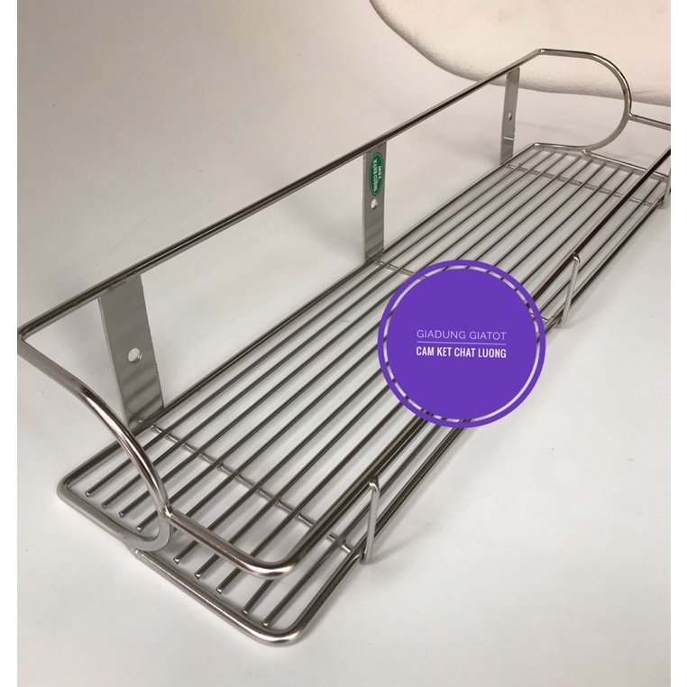 Kệ inox 1 tầng để gia vị nhà bếp , nhà tắm