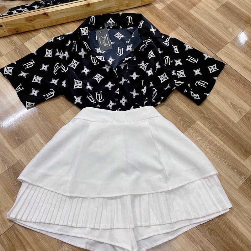 Sơ mi lv lụa tằm cao cấp bigsize