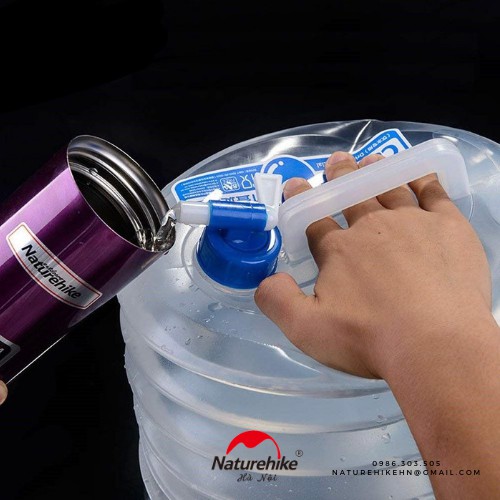 Bình đựng nước gấp gọn 5L - 10L - 15L NatureHike NH14S002-T | BigBuy360 - bigbuy360.vn