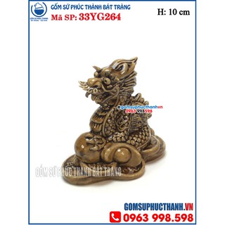 Tượng sứ con Giáp tuổi Thìn gốm sứ Bát Tràng