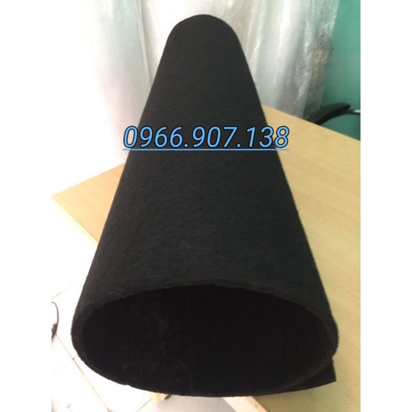 2 m2 Bông lọc khử mùi than hoạt tính. Tấm Lọc Carbon KHử Mùi  Dày 5mm