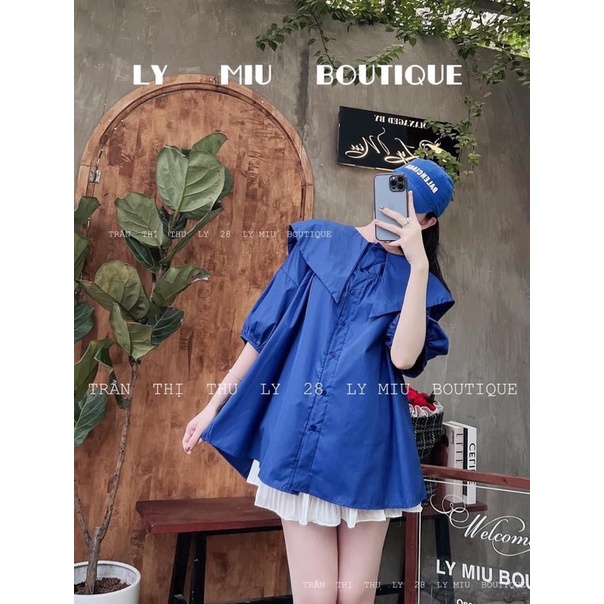 Áo sơ mi  bánh bèo tiểu thư
