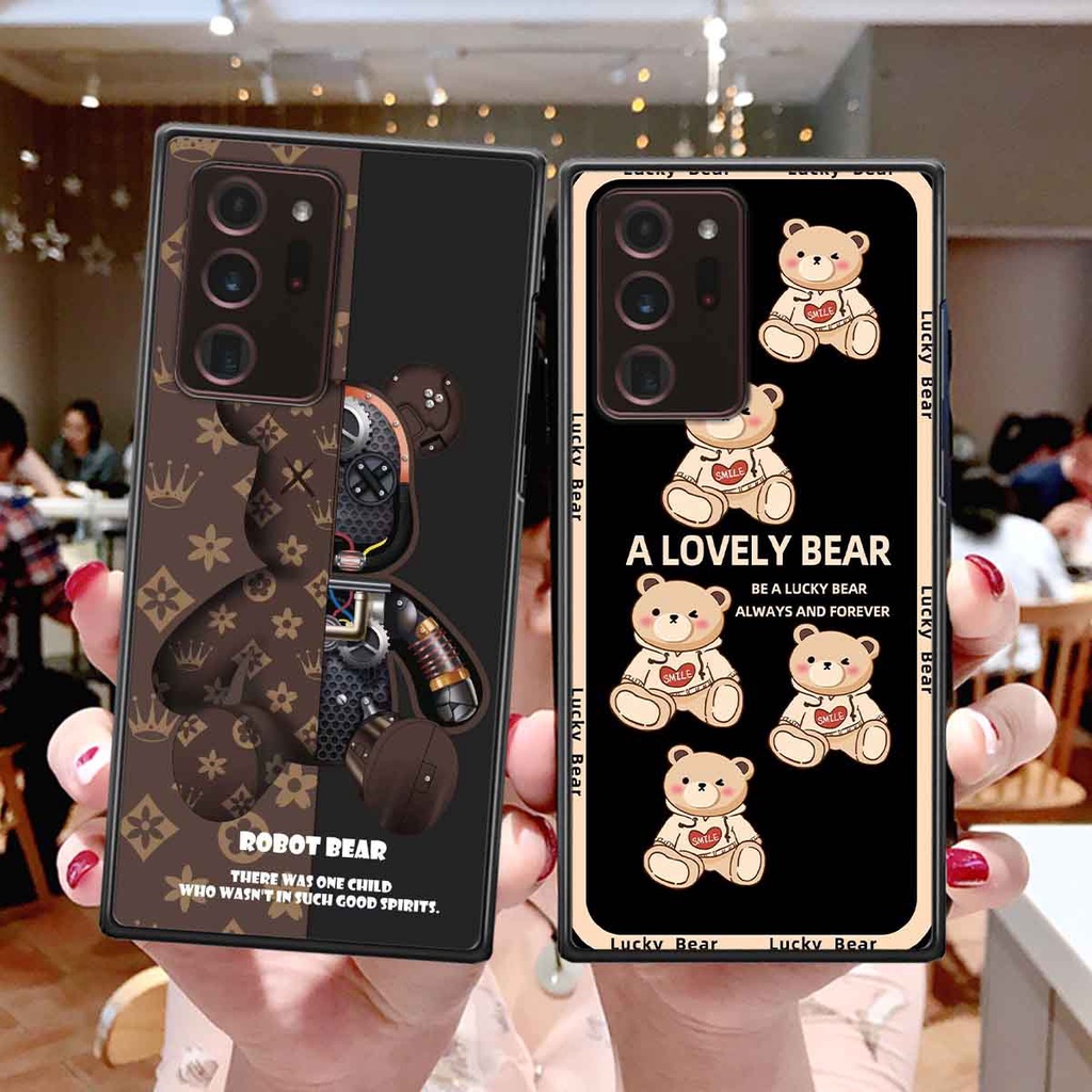Ốp Samsung Note 20 Plus / Note 20 Ultra / Note 20+ bear brick, gấu đáng yêu, dễ thương
