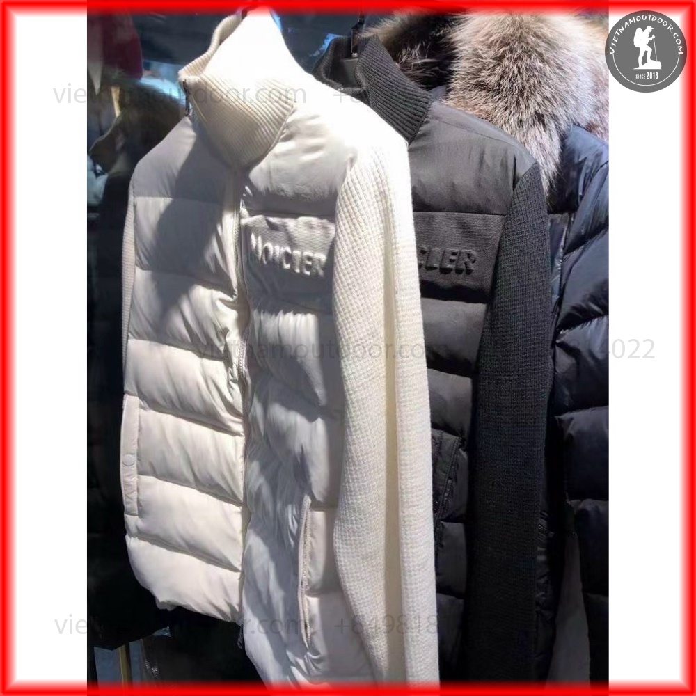 Áo phao phối len Thời trang MONCLER