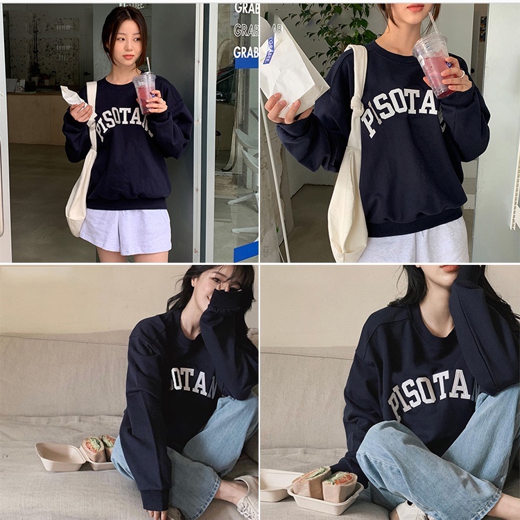 Áo Sweater Nam Nữ PISOTANO Đẹp phong cách Hàn Quốc. Chất nỉ dày ấm HD314 Áo Hôdie sweater quà ngẫu nhiên