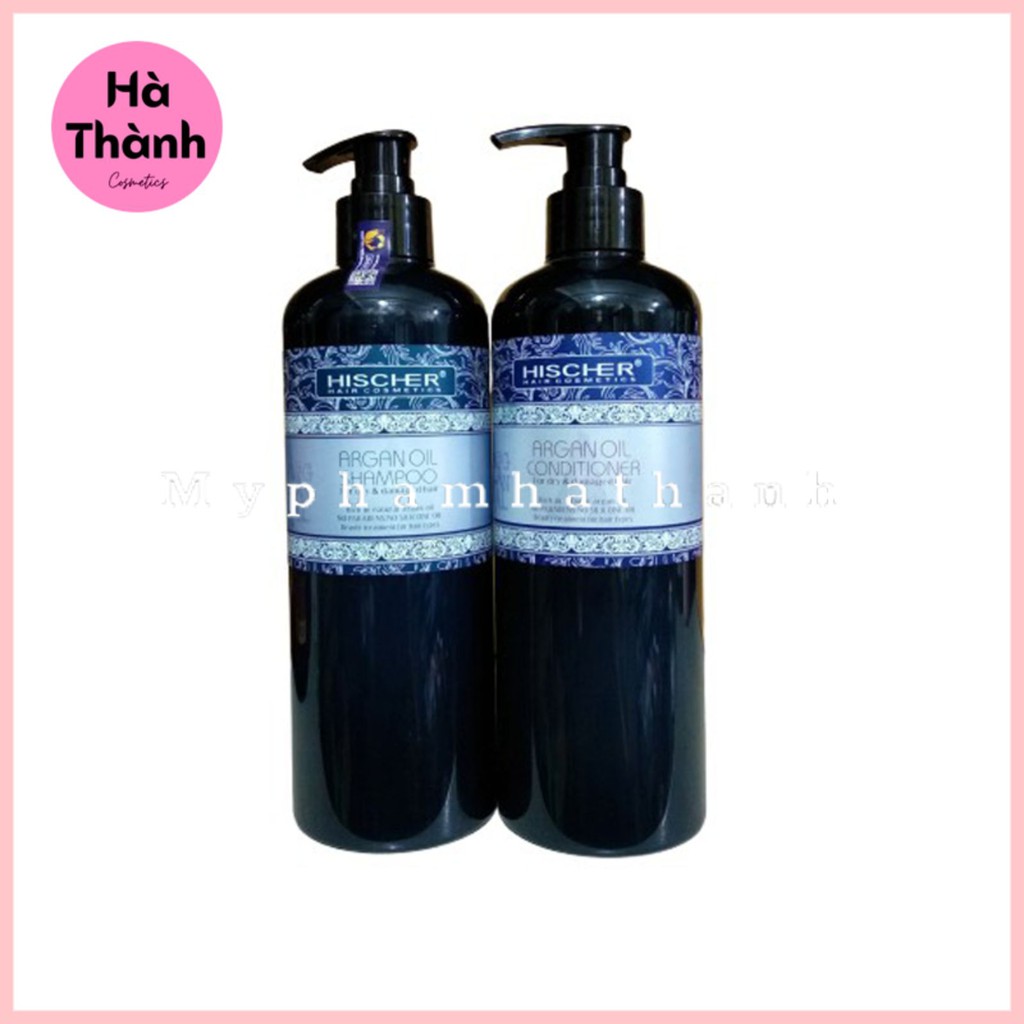  Bộ Dầu Gội Xả Phục Hồi Siêu Mượt Hischer Argan Oil