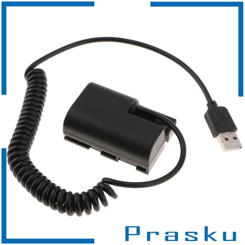 [PRASKU]LP-E6 Battery DC Coupler DR-E6 for Canon 5D 7D 6D 60D 80D 70D Power Supply