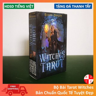 [Mã TOYXU6 hoàn 20K xu đơn từ 99K] Bộ bài Tarot Witches Bản Chuẩn Quốc Tế Tuyệt Đẹp