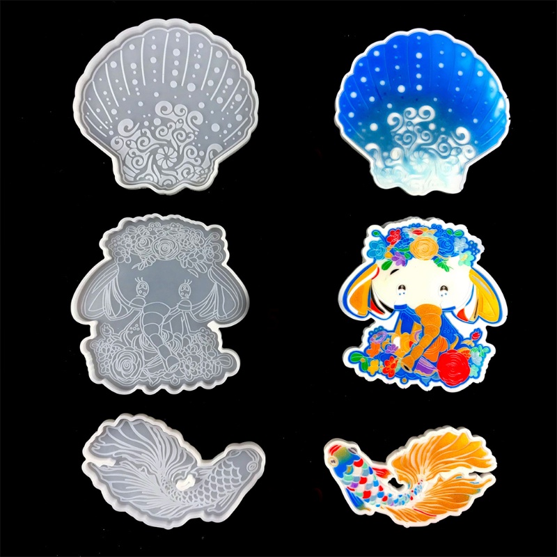 Khuôn Làm Xà Phòng Epoxy Resin Thủ Công DIY