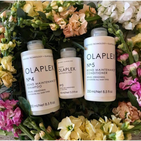 Combo OLAPLEX Bộ ủ gội xả dưỡng chăm sóc phục hồi tóc hư tổn chuyên nghiệp chuẩn Salon hàng nhập Mỹ No.3 No.4 No.5 100ml